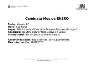 Caminata enero